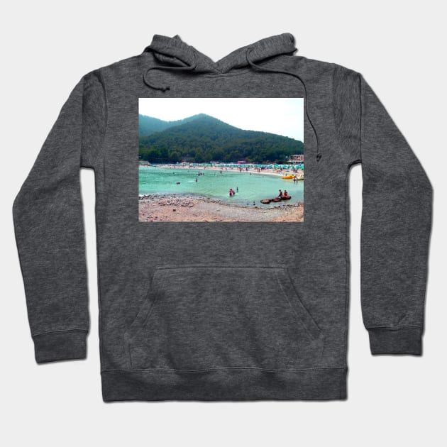 Cala Llonga Beach Hoodie by tomg